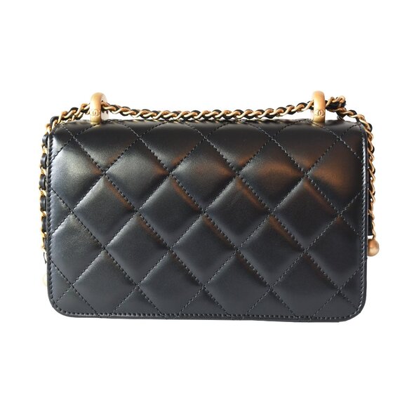 Chanel Calfskin Quilted Mini Perfect Fit Flap Gold Hardware Black - Picture 2 of 8